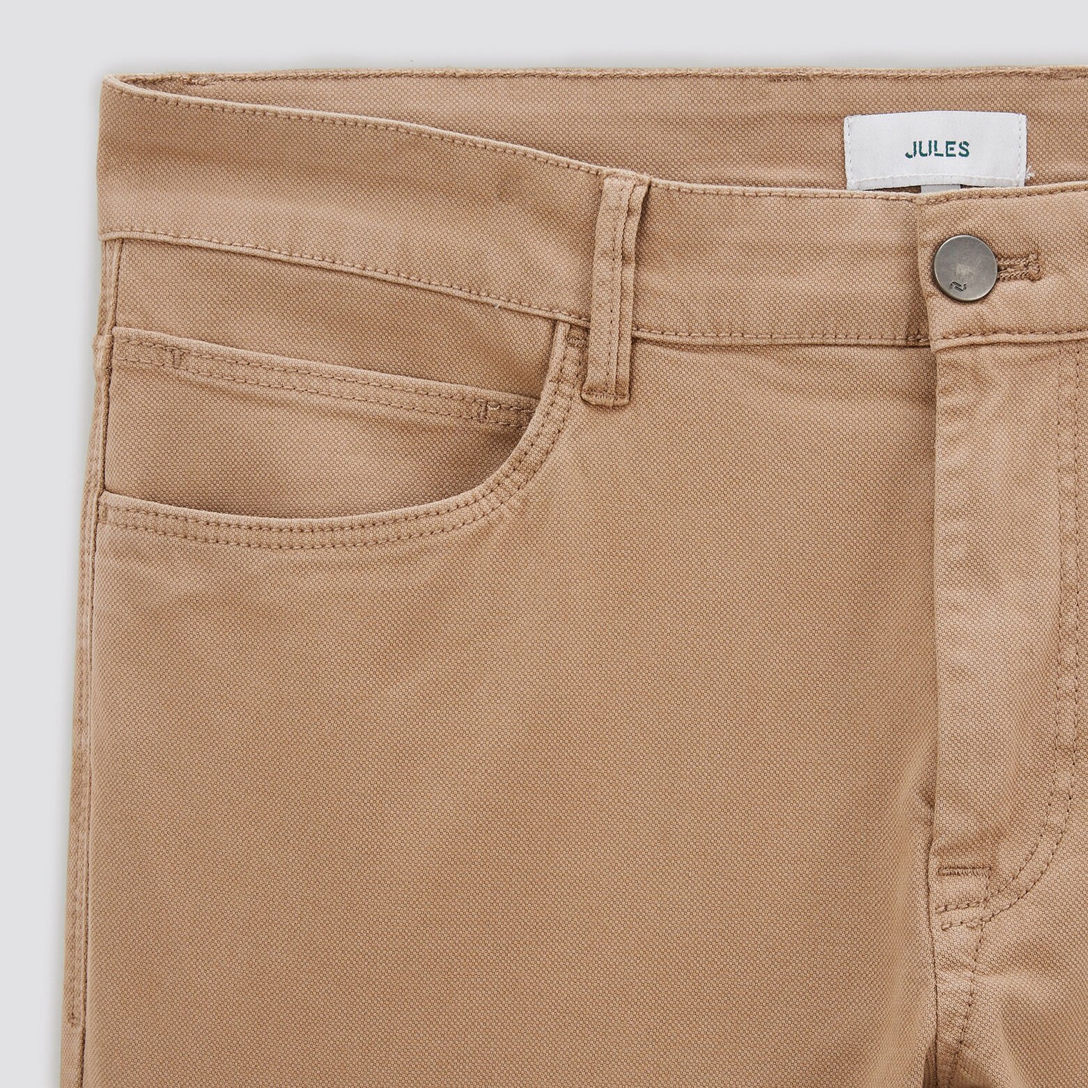 Pantalon 5 poches Beige