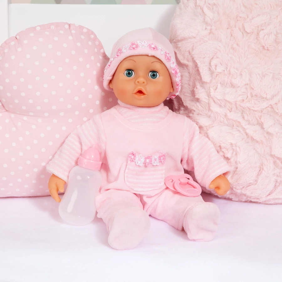 bayer Design First Words Baby 38 cm rosa
