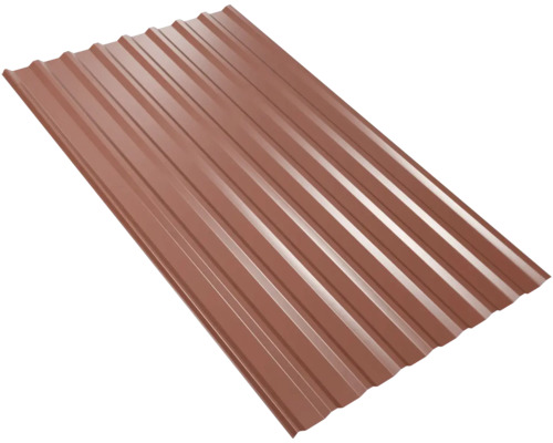 PRECIT trapezium dakplaat W20LR roodbruin RAL 8012 vaste breedte 1135 mm x dikte 0,5 mm (verkocht per meter van 150 tot max. 900 cm)