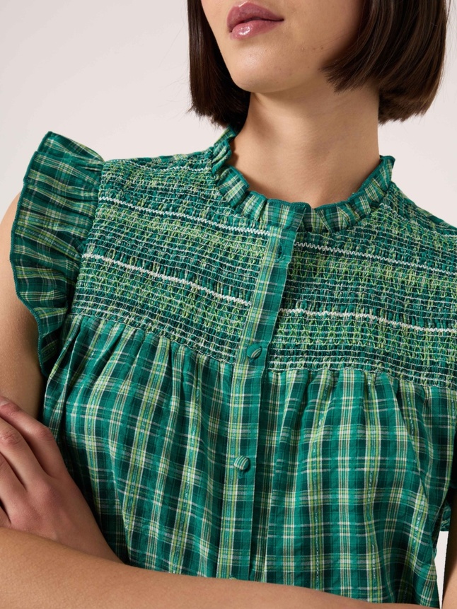 Chemise à carreaux
