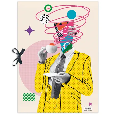 RNK Verlag Zeichenmappe aus Flexi-Karton, “Pop Art” für DIN A2