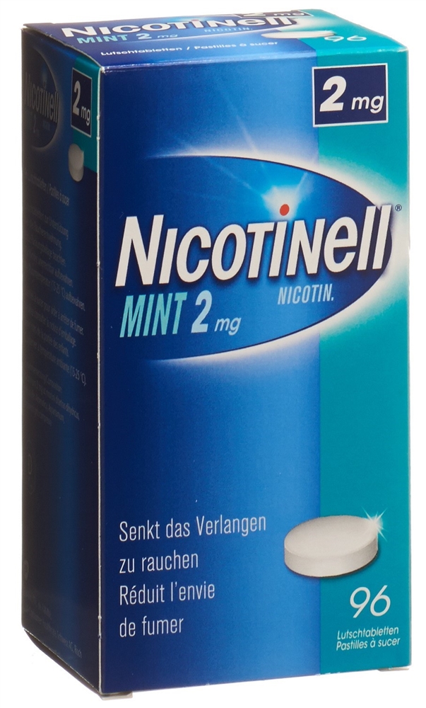 NICOTINELL Lutschtabl 2 mg mint Blist 96 Stk