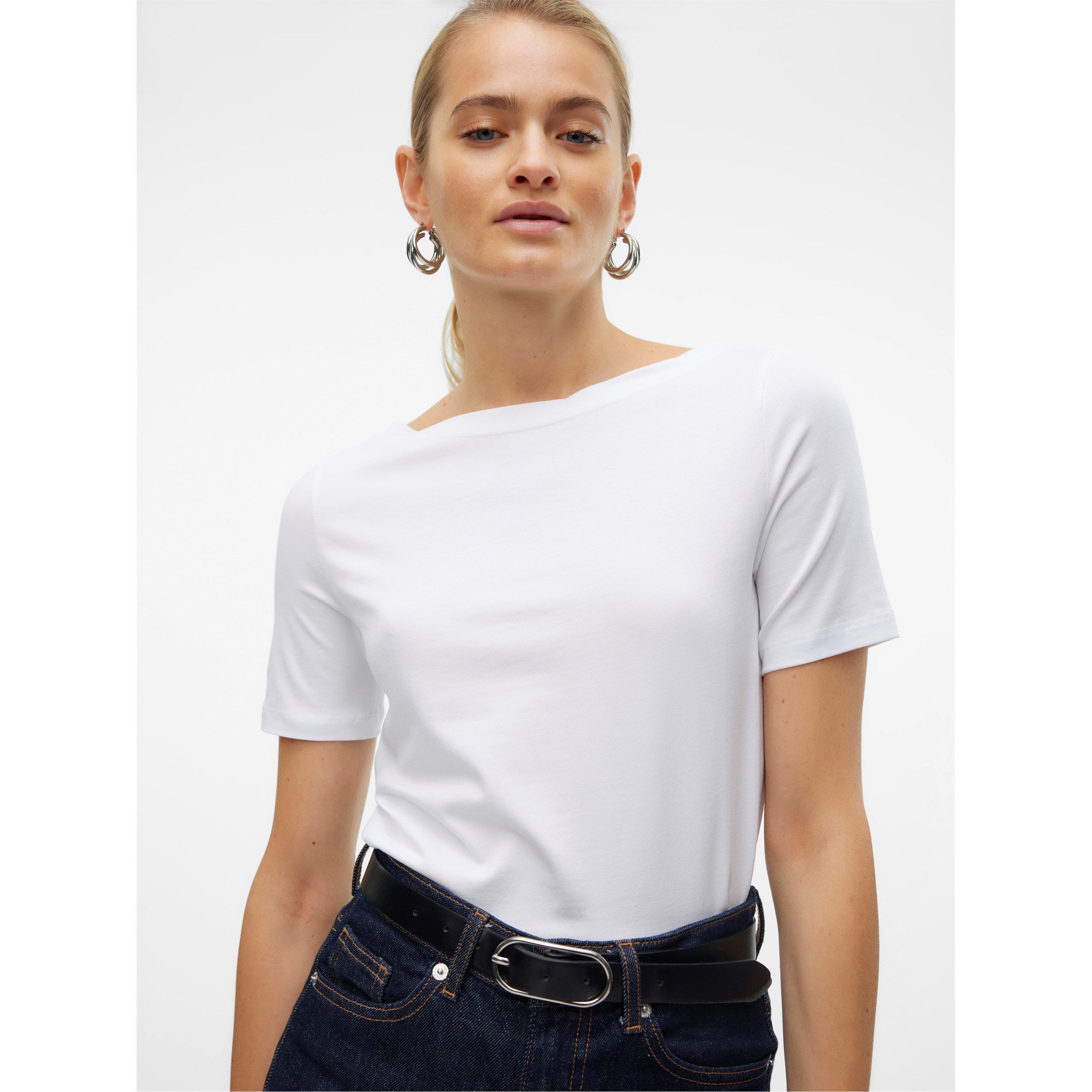 Vero Moda Modal Short Sleeve T Shirt
