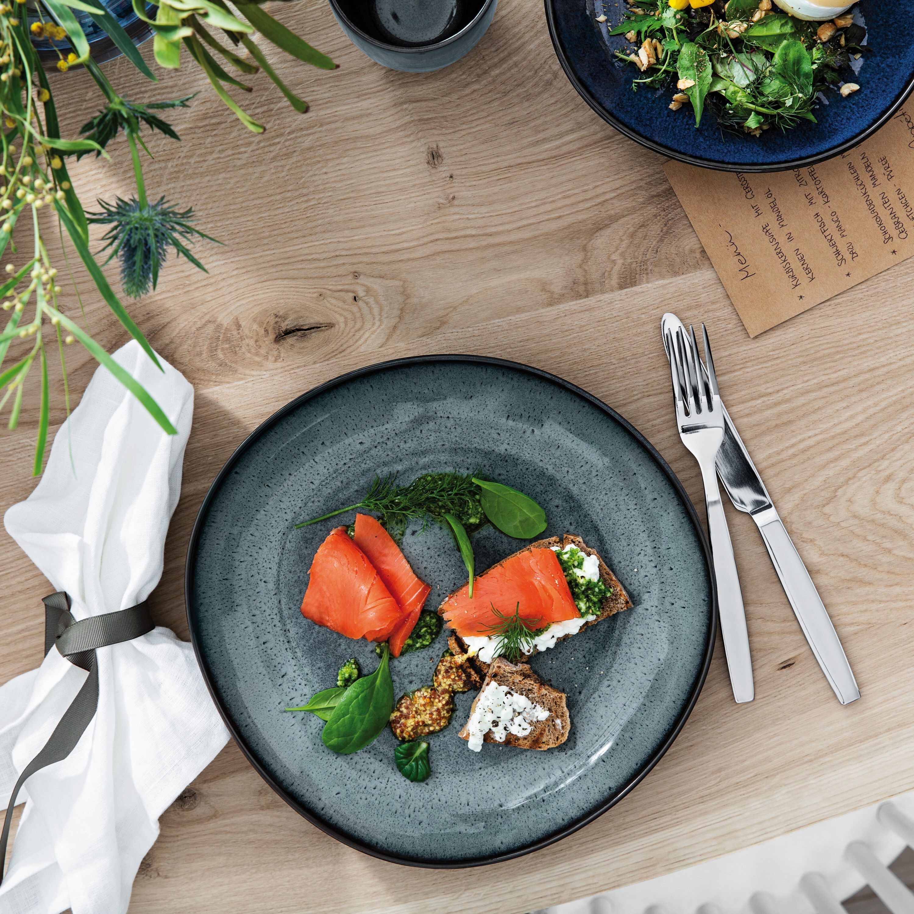 Lave Dinnerware set Grey, earthenware