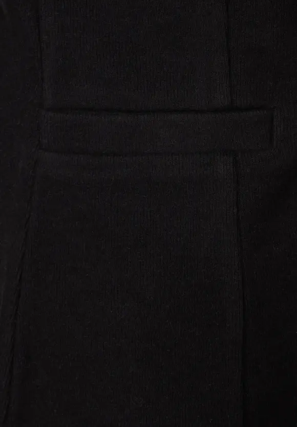 Basic Blazer mit Raffungen - Black