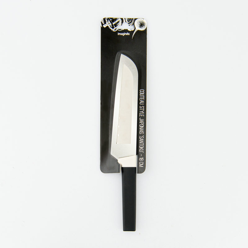 Couteau style japonais 'Santoku' 18cm gris