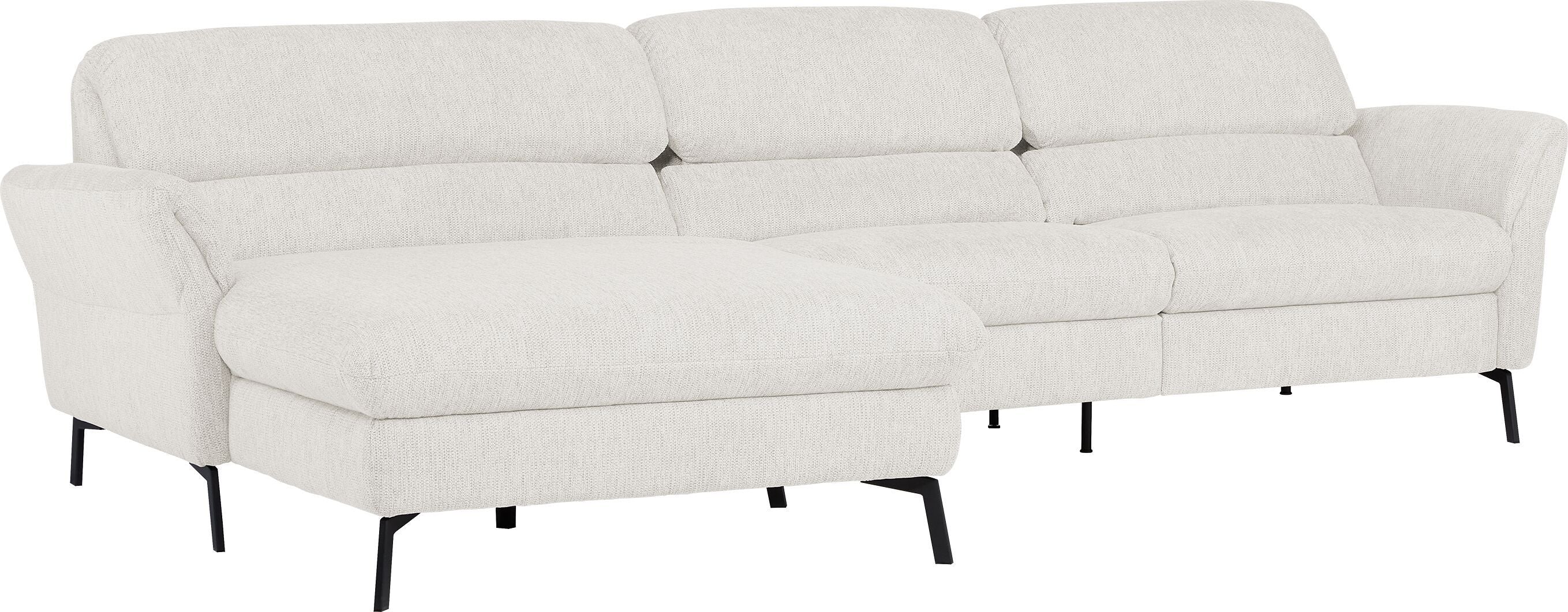 SEBO Ecksofa - Weiss / B: 284.0 cm x T: 161.0 cm x H: 84.0 cm
