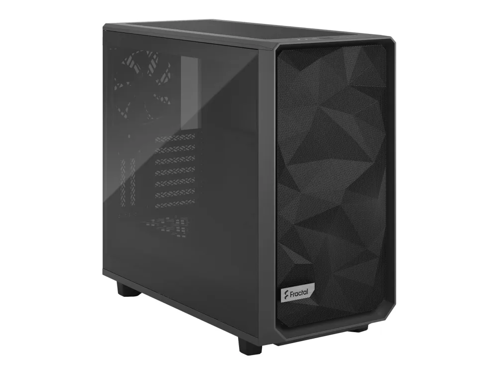 Fractal Design Meshify 2 - Tower - udvidet ATX - ingen strømforsyning (ATX) - sort - USB/Lyd