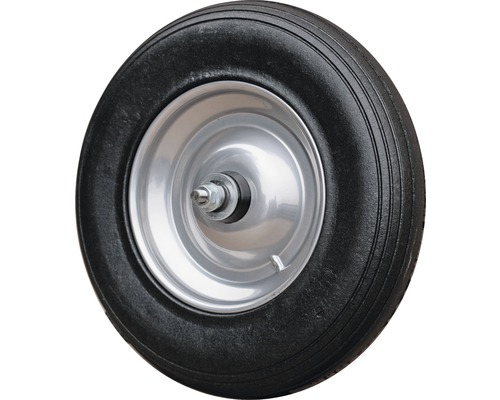 Capito vervangingswiel op rollager voor Capito kruiwagen, massief rubber, 400 mm