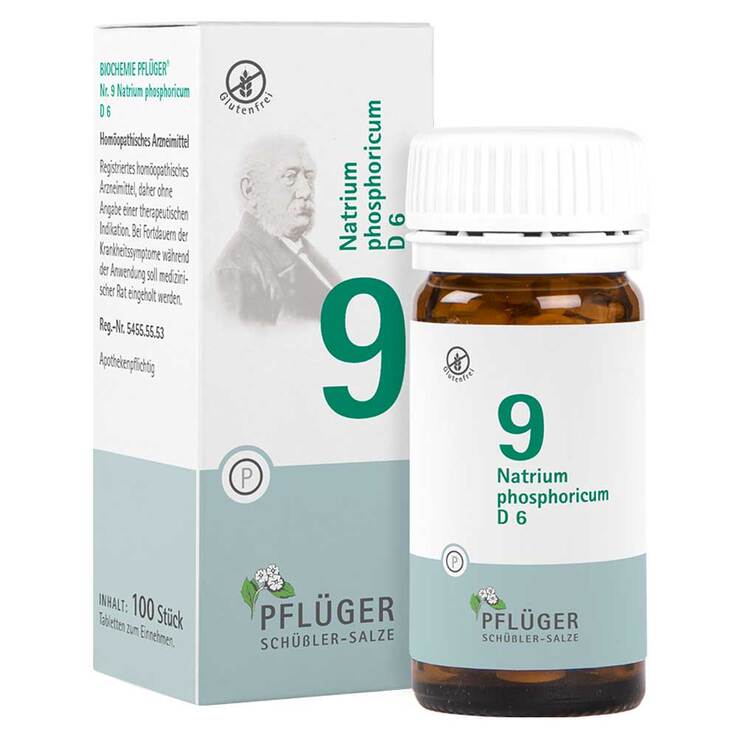 Biochemie Pflüger 9 Natrium phosphoricum D 6 Tabletten, 100 St