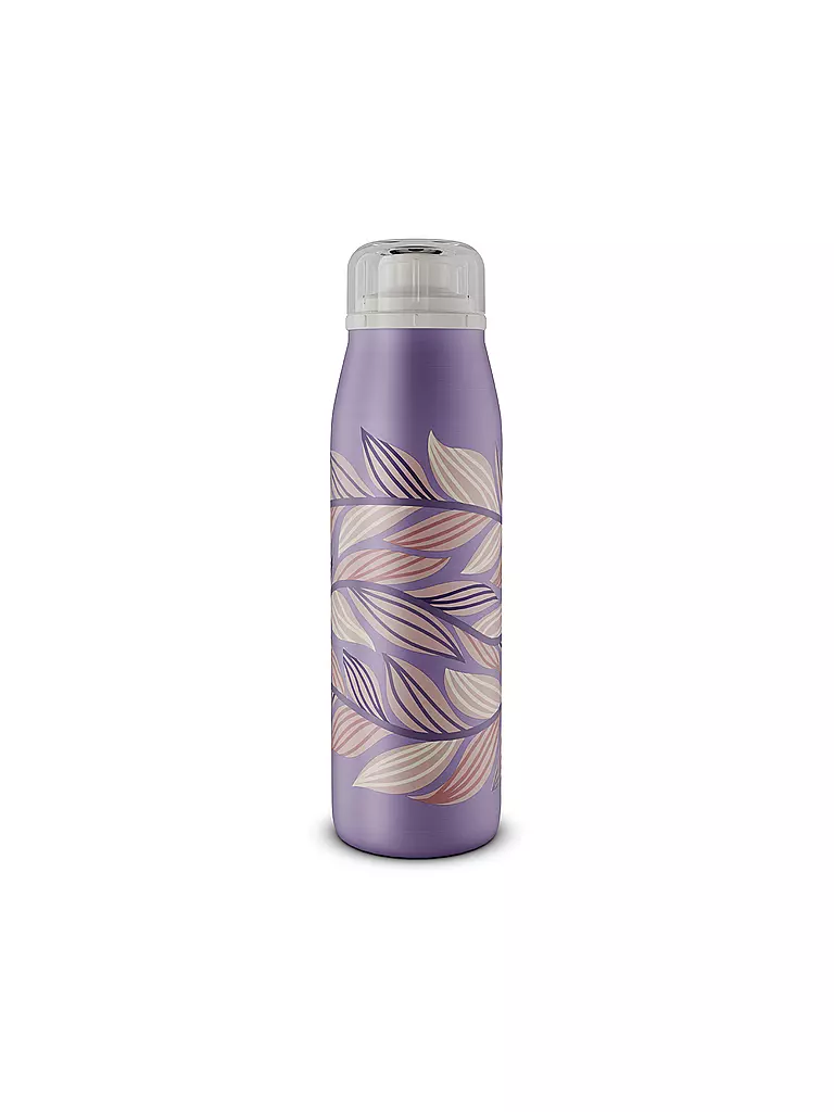 ALFI Isolierflasche - Thermosflasche Kids 0,5l Leaves lila