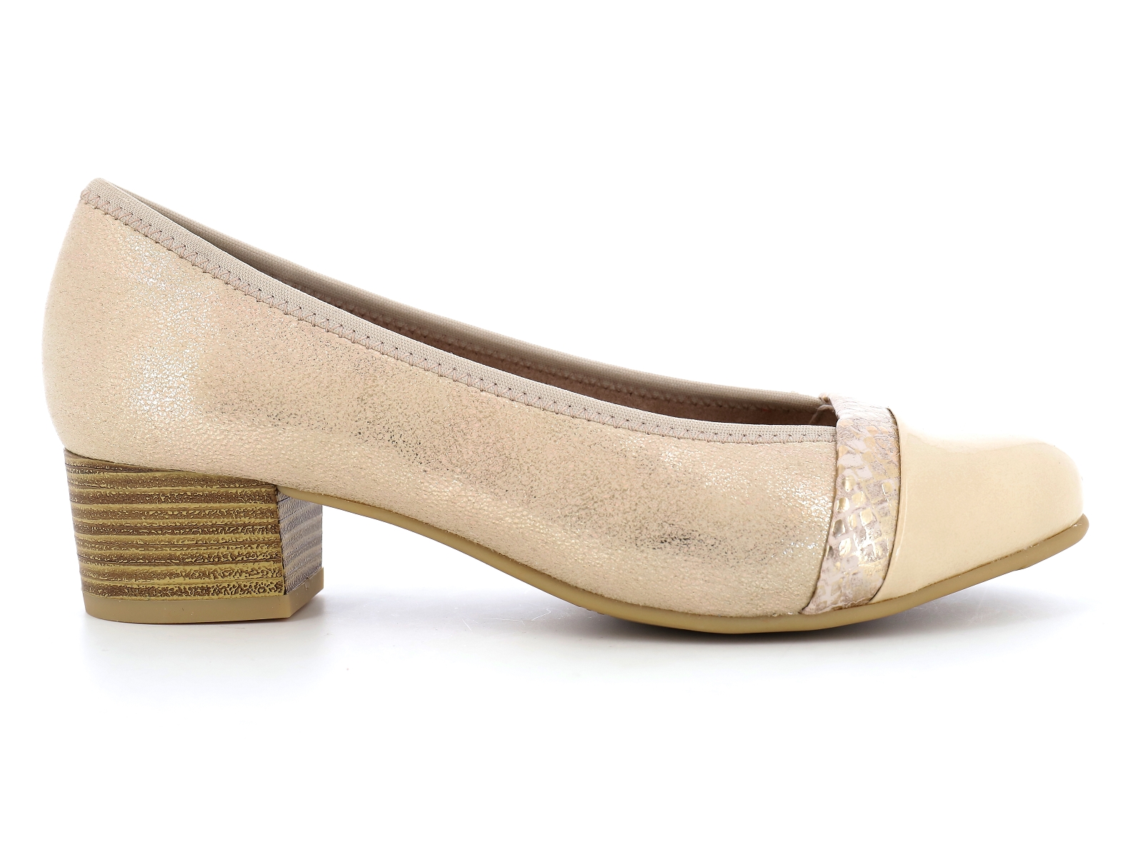 Jana  shoes-22366 Synthétique Beige Or