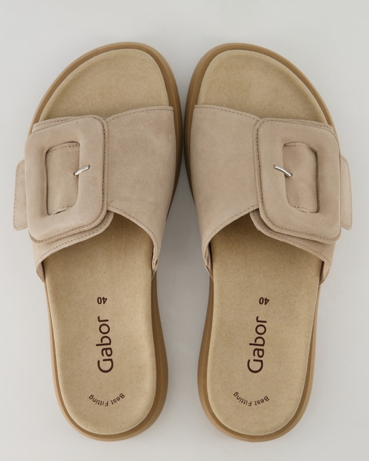 Gabor 63.751.12 Pantoletten in Beige