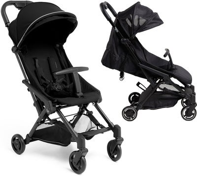 Beemoo Easy Fly 4 Trille inkl. Breezy Kalesje, Jet Black/Black