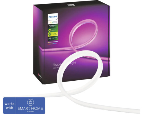 Philips hue LED strip lightstrip voor buiten IP67 RGBW 19W 780 lm 2 m - compatibel met alle SMART HOME van hornbach