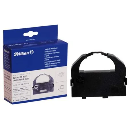 Pelikan Farbband, Gr. 642 Nylon HD, schwarz für Epson EX 800/LQ 2500/2550, 13 mm/11 m