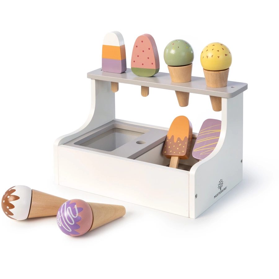 MUSTERKIND® Eisdiele Cocos, weißmehrfarbig