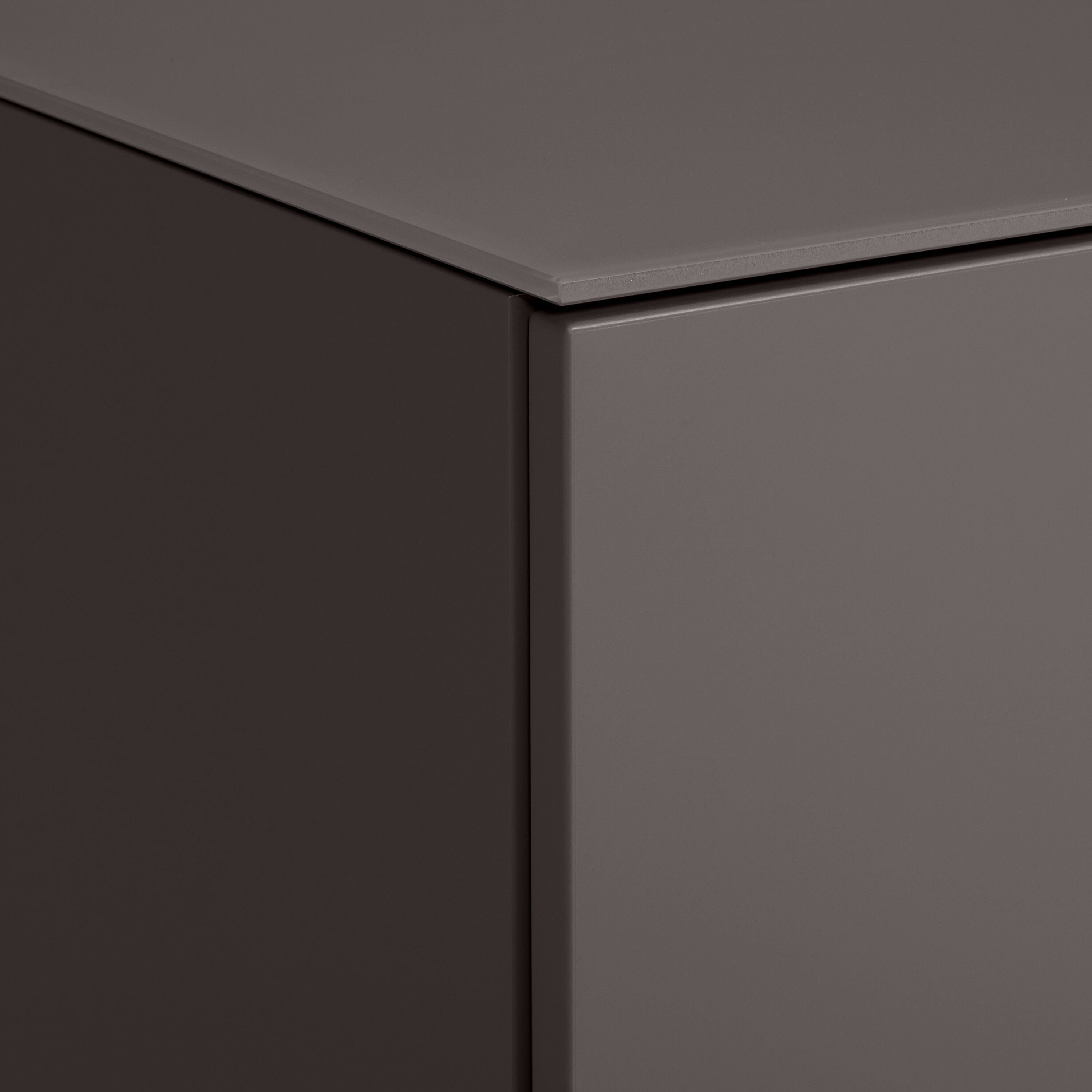 TILL Kommode - Dunkelgrau / B: 84.0 cm x T: 41.0 cm x H: 106.0 cm