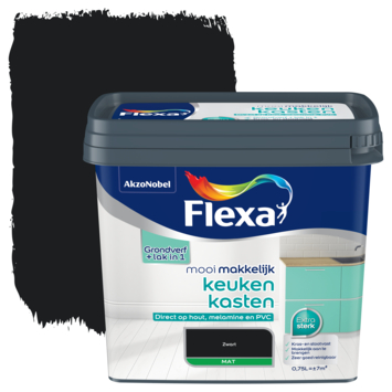 Flexa Mooi Makkelijk keukenkasten mat zwart 750 ml