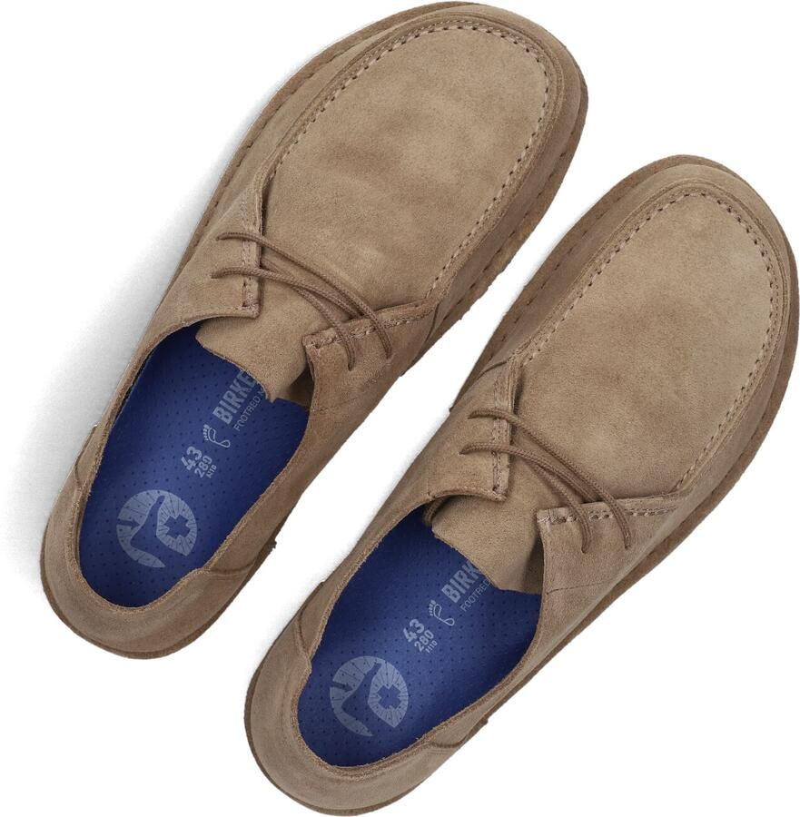 BIRKENSTOCK Veterschoenen Utti Lace M Maat: 42 Materiaal: Suède Kleur: Beige