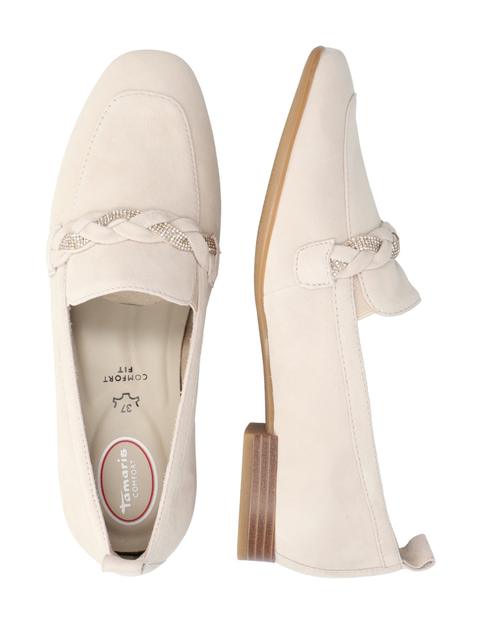 Veloursleder Slipper klassisch