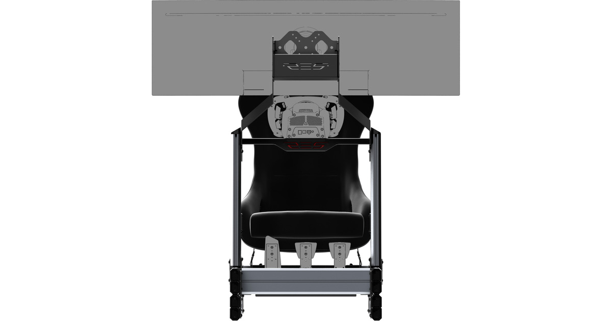 Res-TechSmart Cockpit + GT Seat racing simulator  (Zwart/grijs)