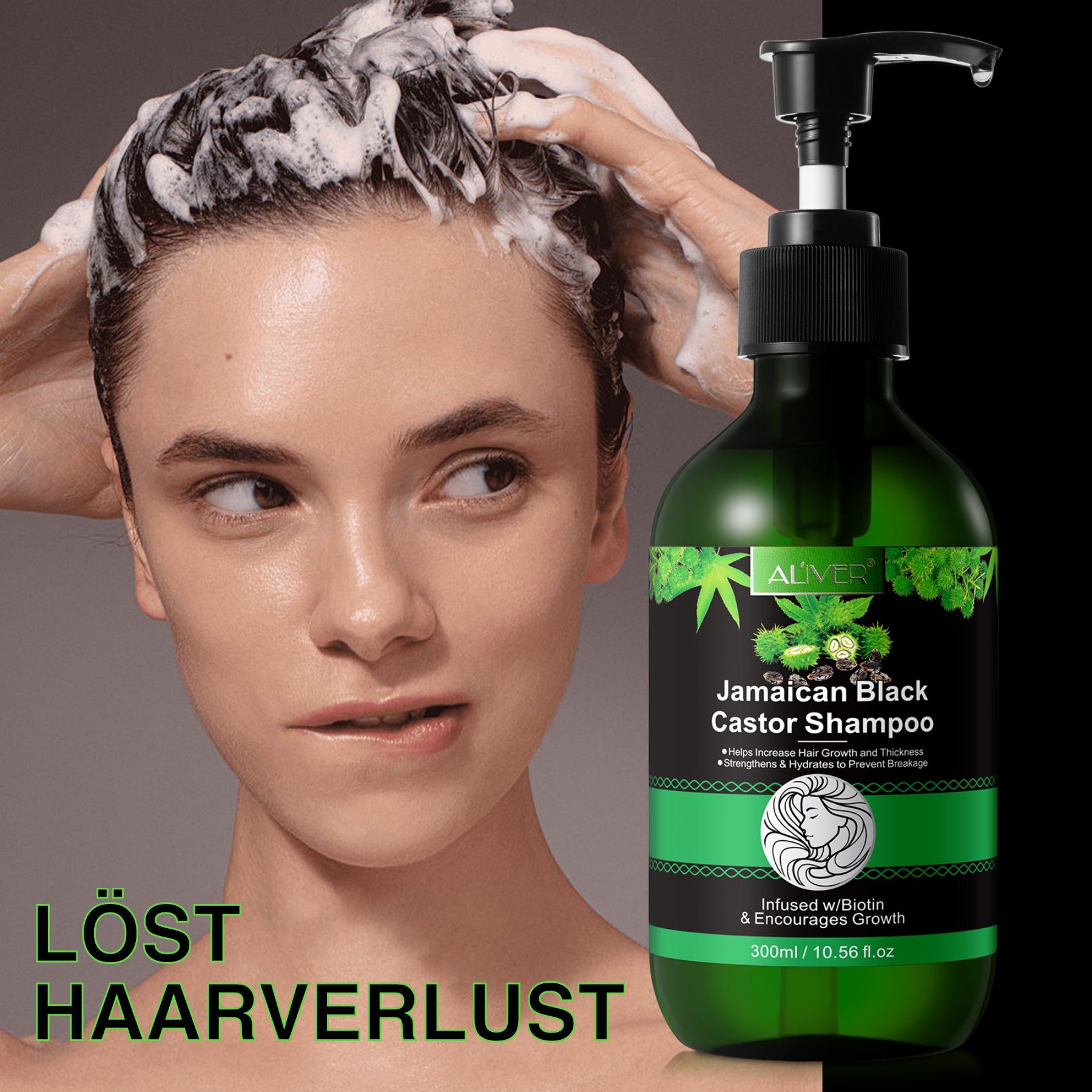 ALIVER Rizinusöl Haarshampoo