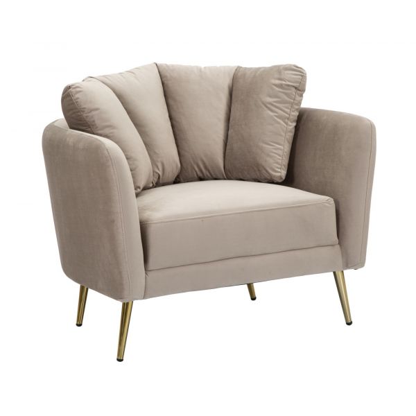 Mauro Ferretti Poltrona Kiev Cinza 88X77X74 cm - 142727000G