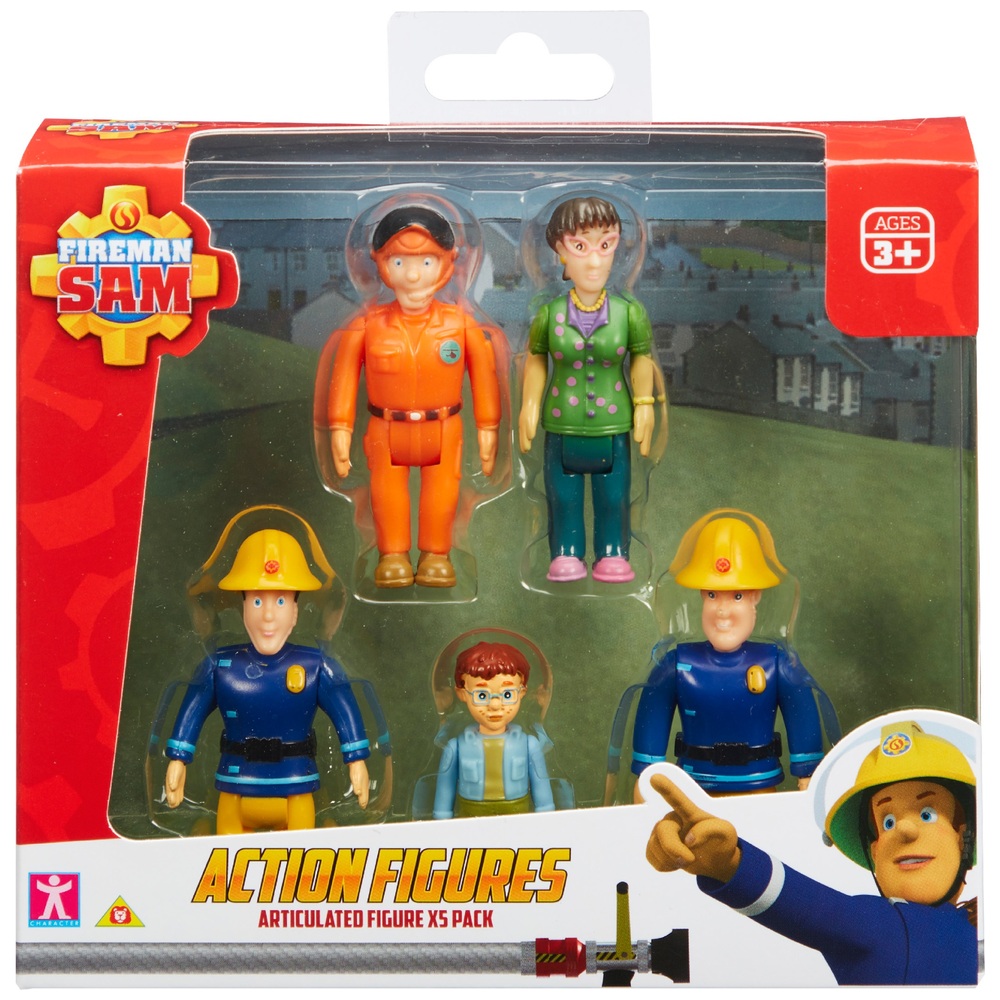 Feuerwehrmann Sam Actionfiguren Fünferpack