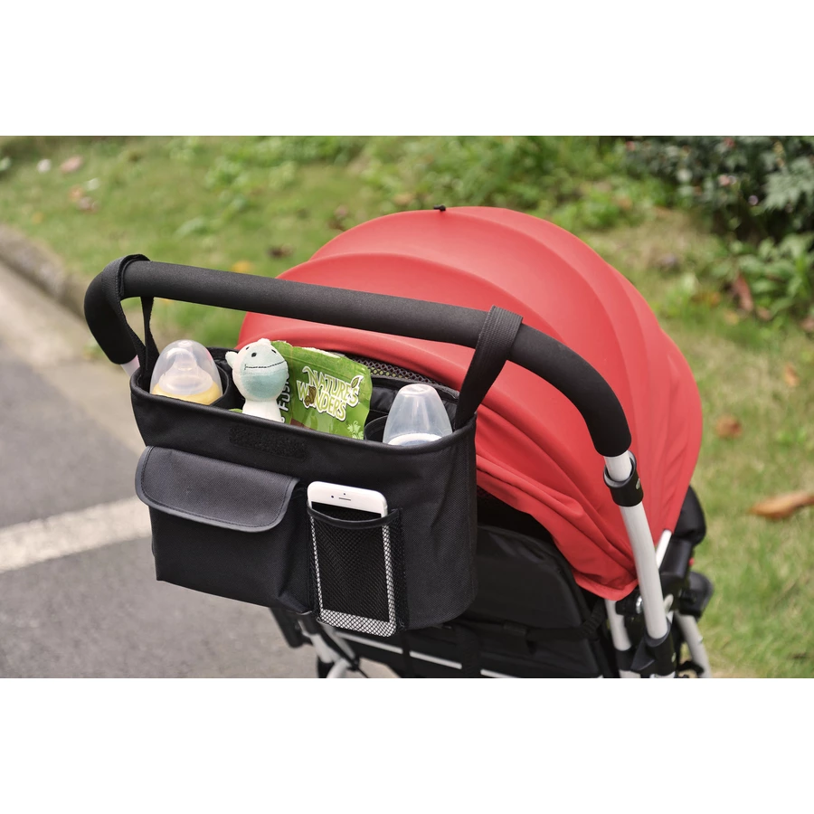 babyGO Kinderwagen Organizer Black