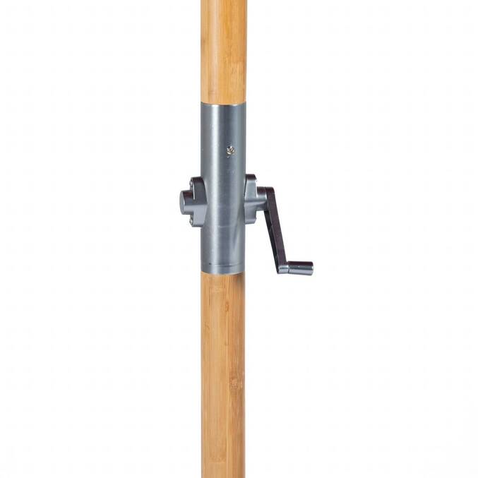 Parasol droit rond TINAEI Taupe
