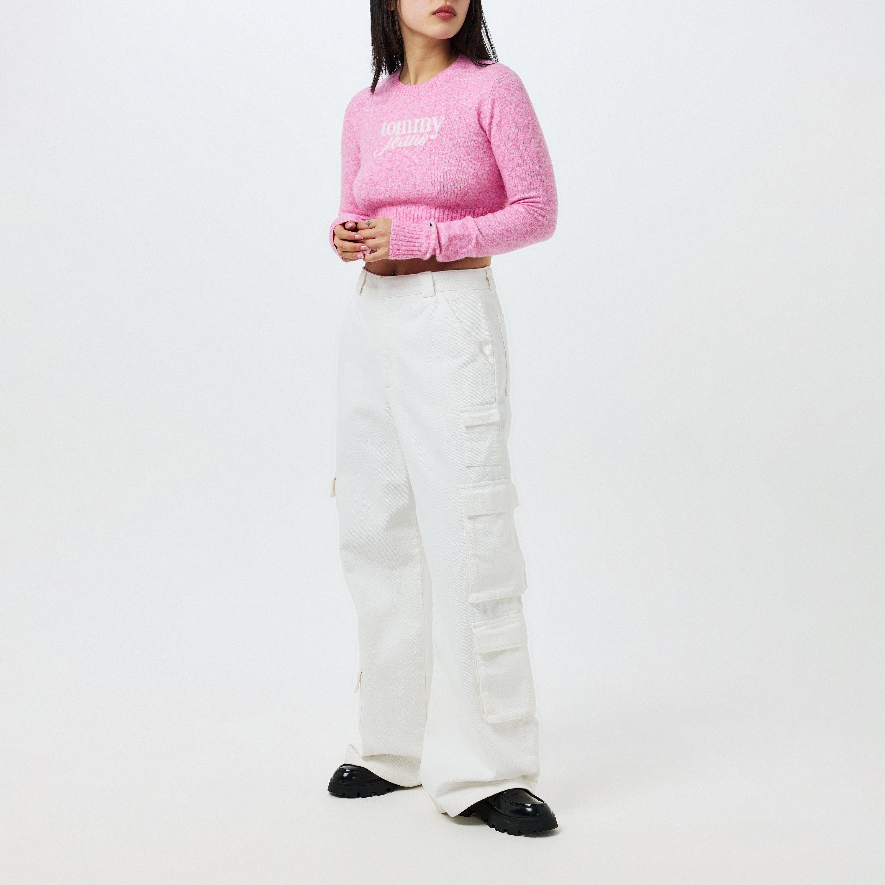 Tommy Jeans TJW CRP SCRIPT SWEATER EXT
