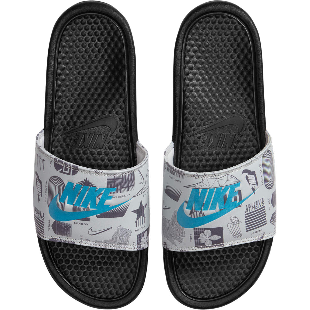 Nike Benassi Just Do It Print Badesandaler
