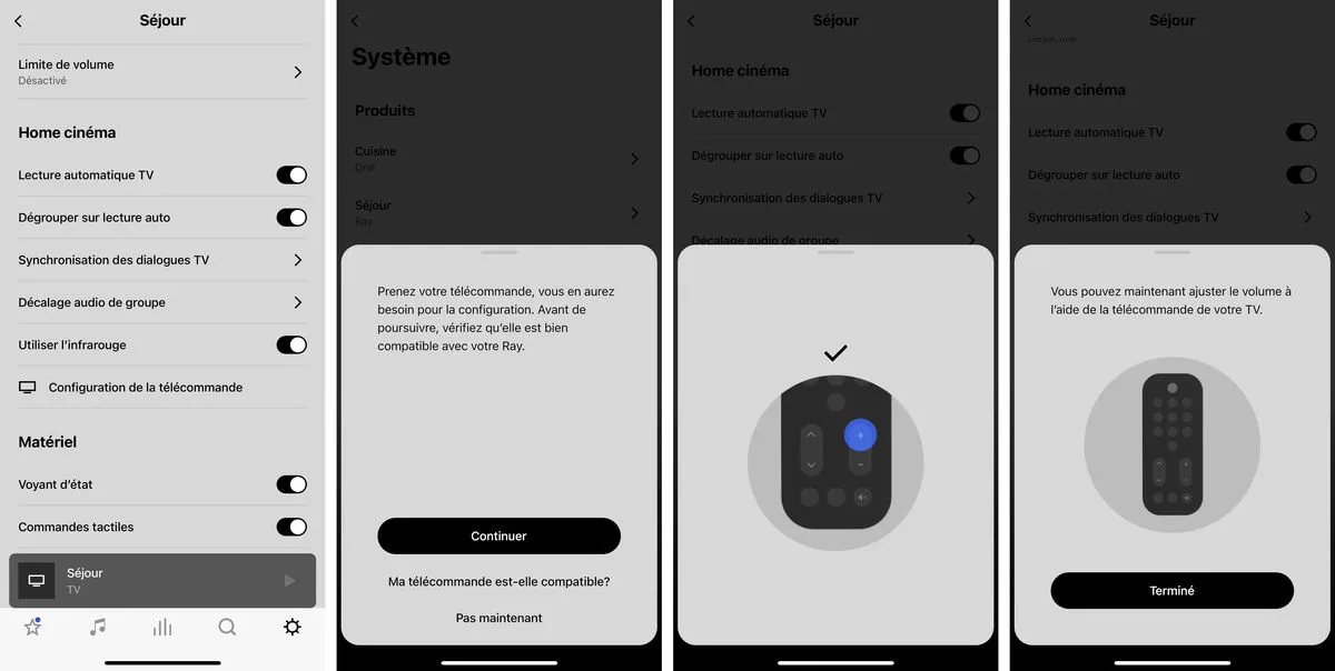 Sonos Ray Noir Barres de son