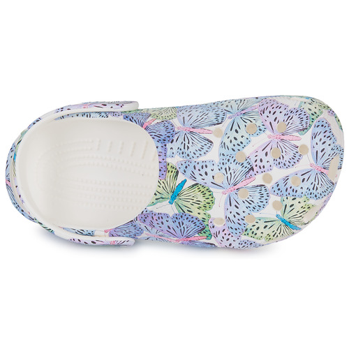 Crocs - CLASSIC BUTTERFLY CLOG K - Blanc / Violet