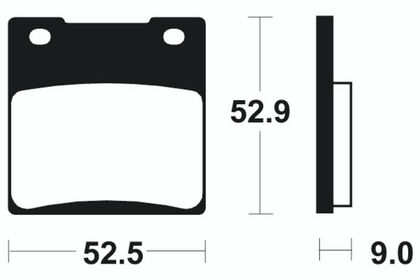 Plaquettes de freins Tecnium Performance métal fritté - MR56