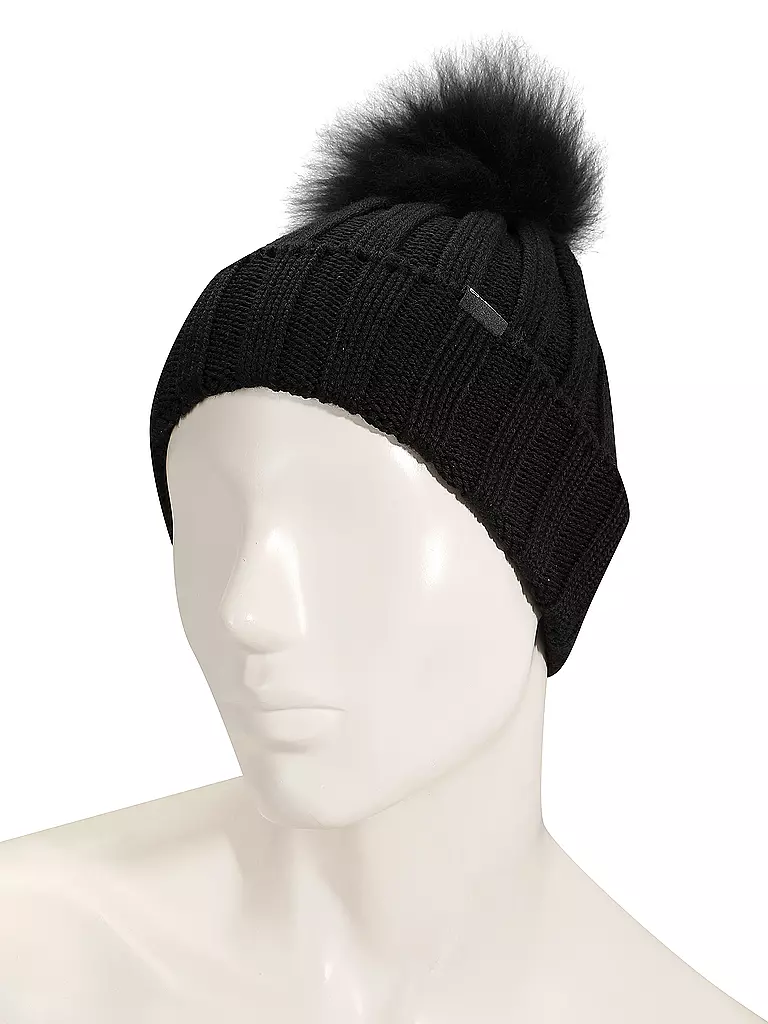 WOOLRICH Mütze - Haube schwarz