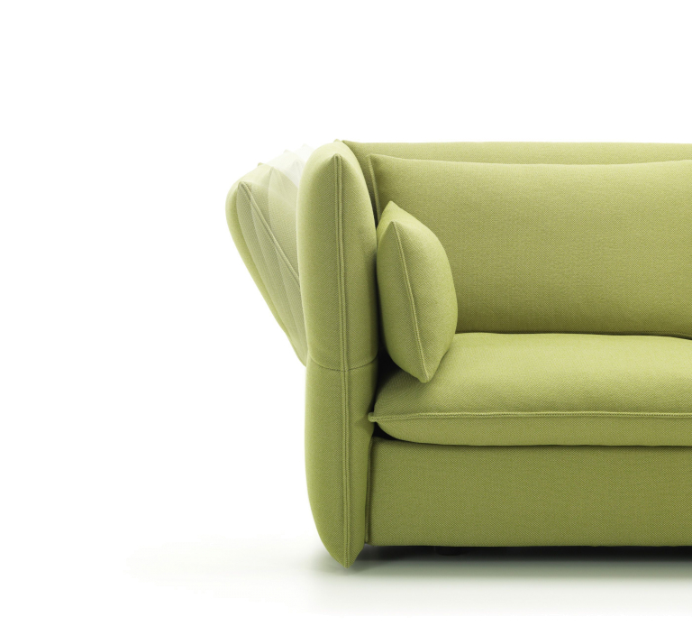 Vitra Mariposa 3-zits bank Iroko limoen