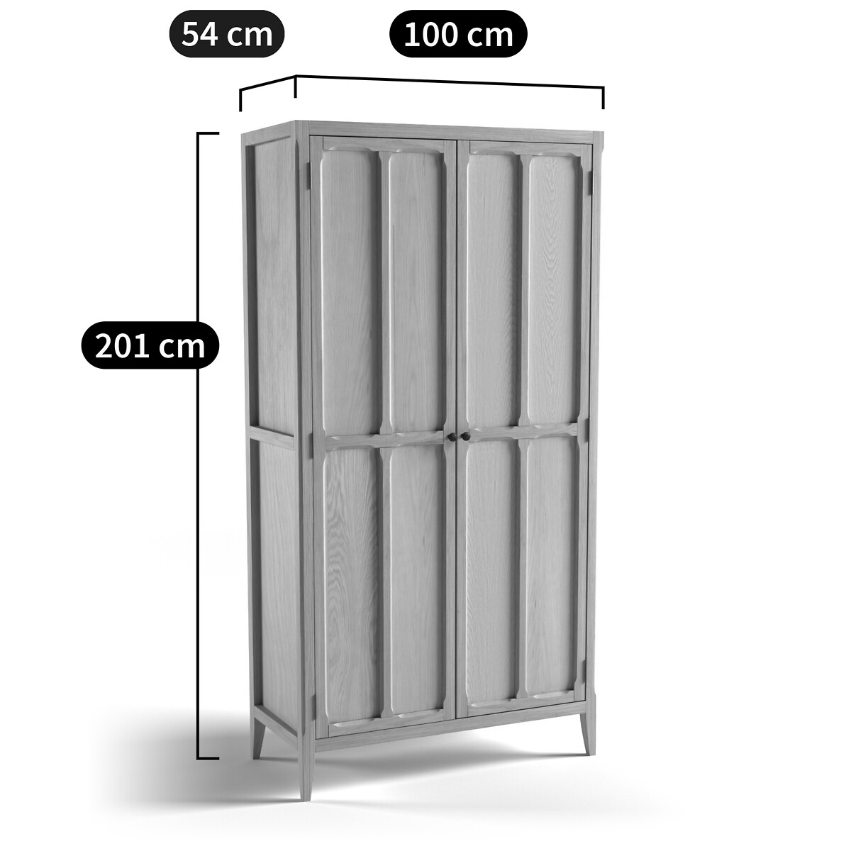 LA REDOUTE INTERIEURS<br>Móvel de parede com 2 portas, Eugénie