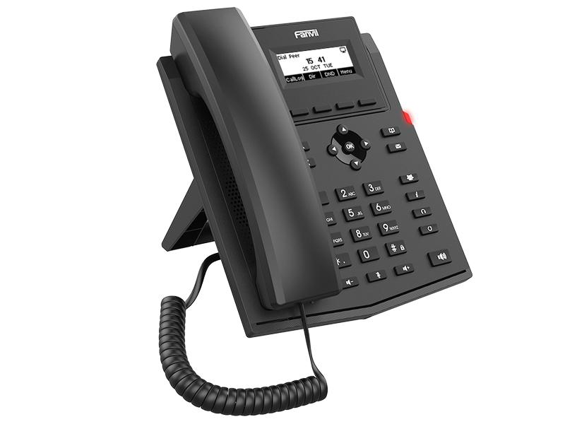 Fanvil Tischtelefon X301P Schwarz X301P IP-Telefon der Einstiegsklasse