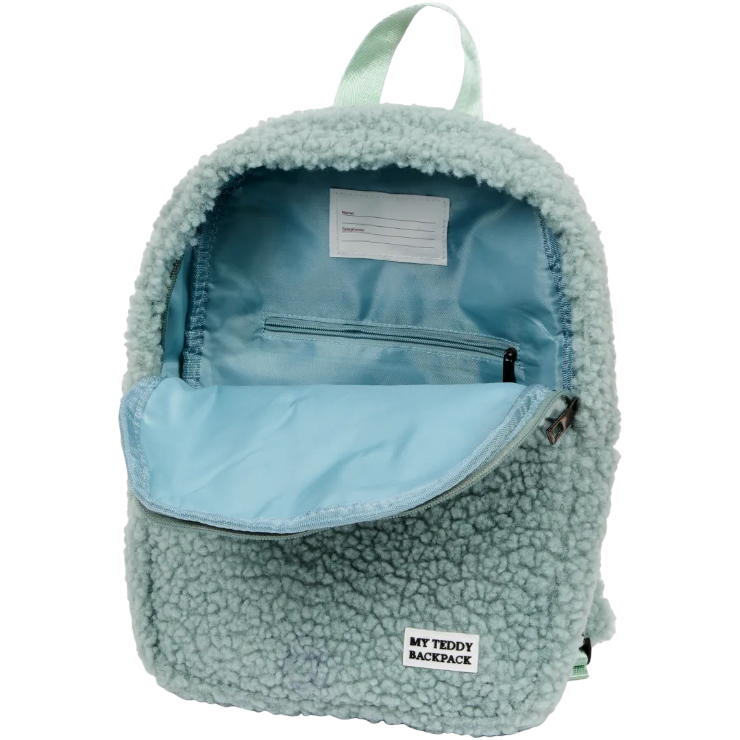 Sac à dos en tissu teddy