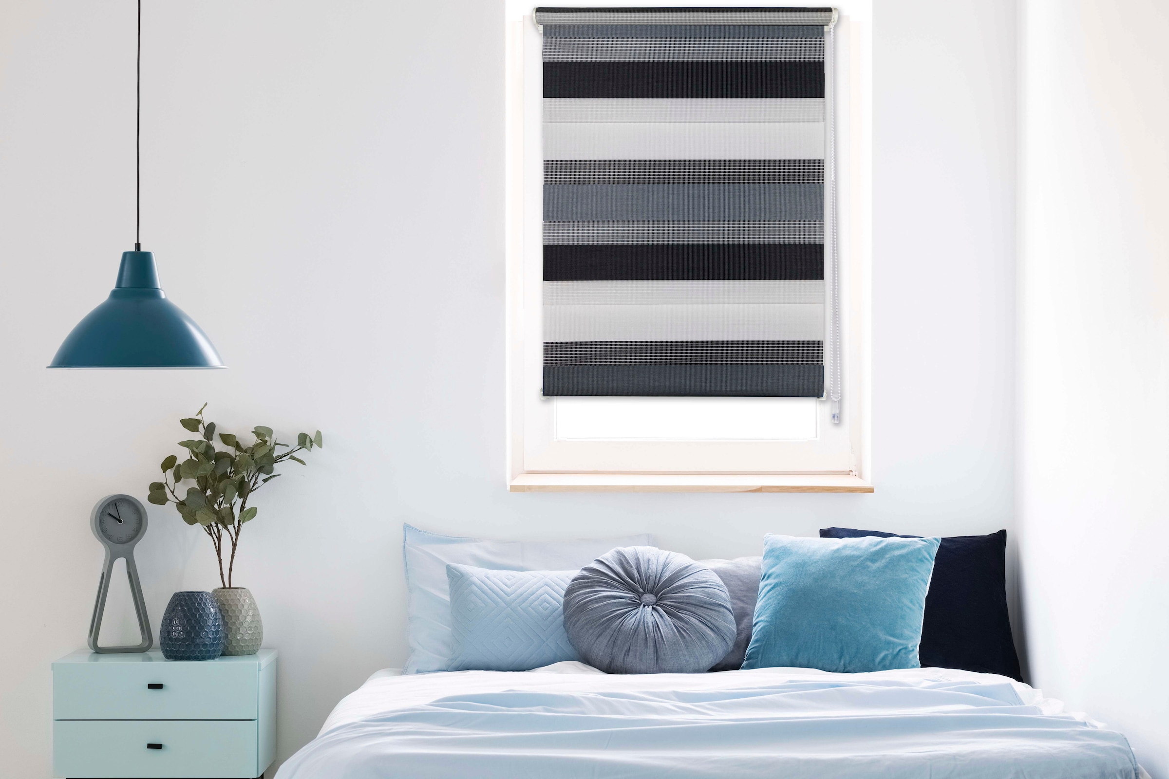 mydeco Doppelrollo »Just-Triple« Lichtschutz ohne Bohren freihängend
