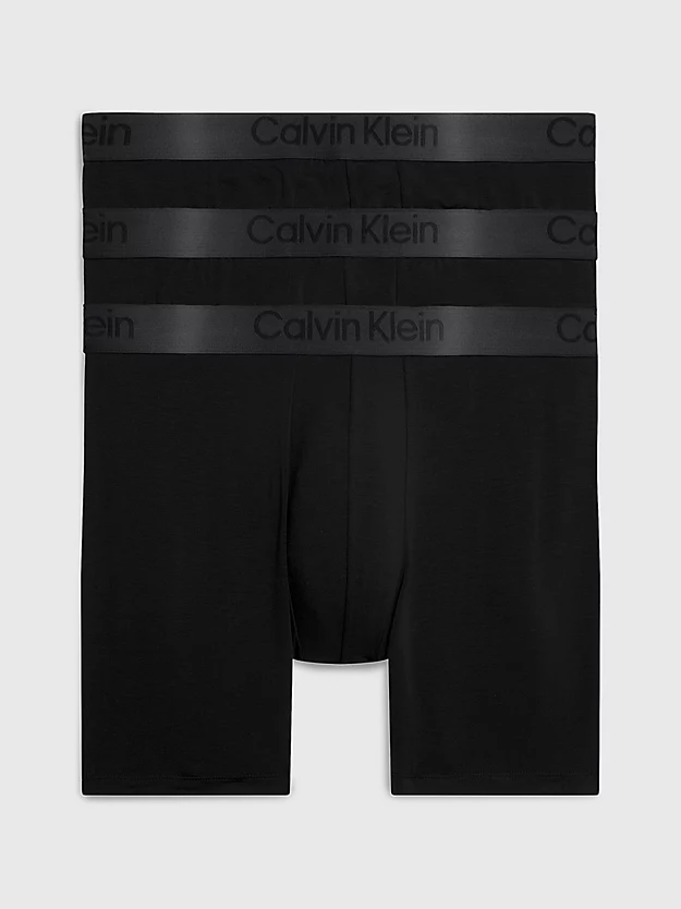 CK Black Pacote com 3 Cuecas Longas