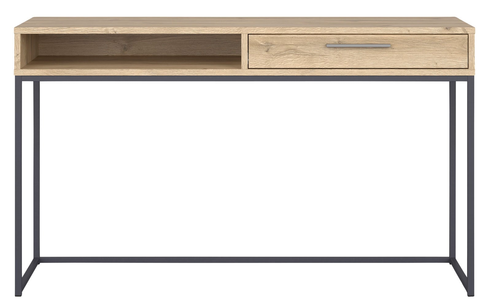 Schminktisch CHOLET 130 x 76,5 cm Eiche Nachbildung