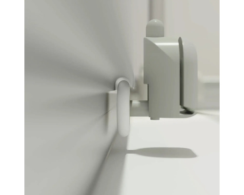 Hoekinstap SCHULTE Sunny ExpressPlus 75 - 90 cm profielkleur wit helder glas