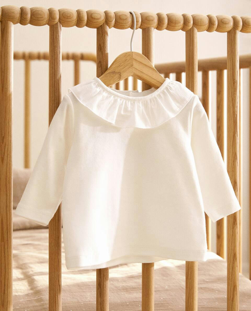 CAMISA DE BEBÊ COM GOLA
