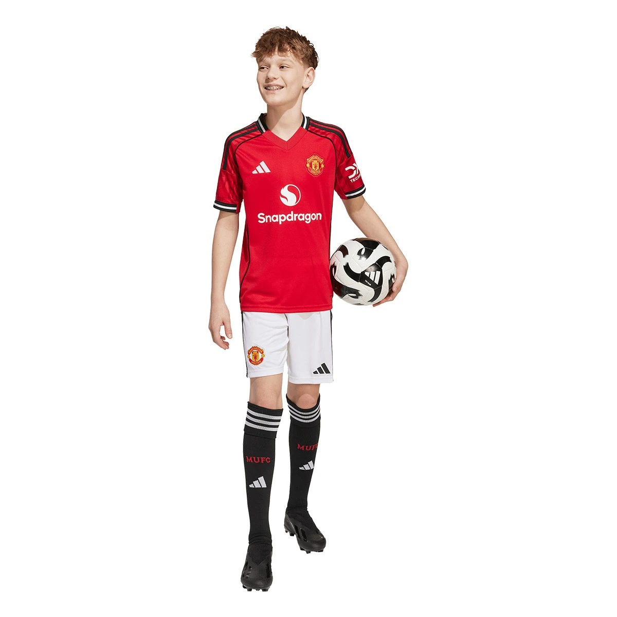 Camisola adidas Manchester United Primeiro Equipamento 2025-2026 Criança