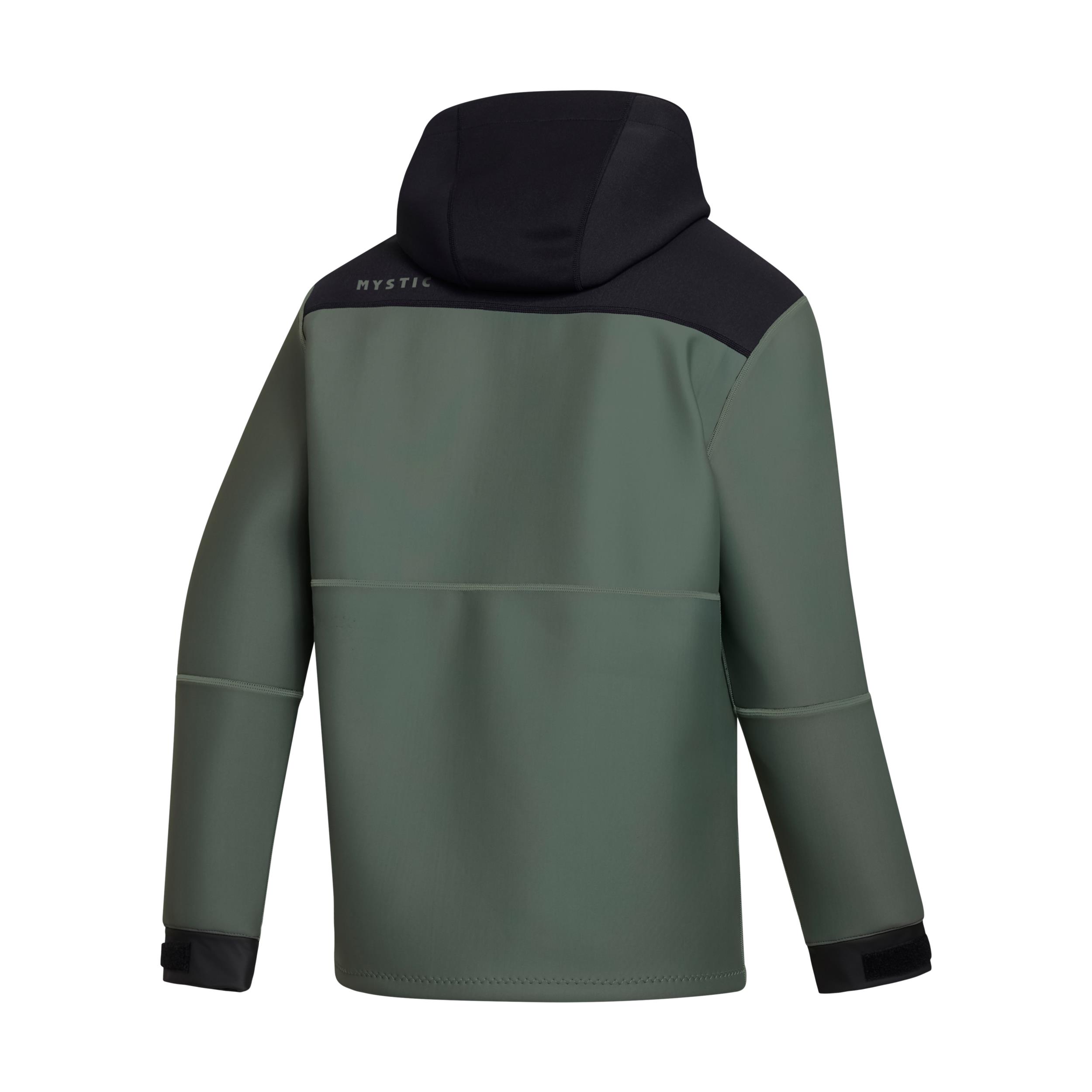 Mystic Fulmar Neoprene Hoodie 3/2mm Black