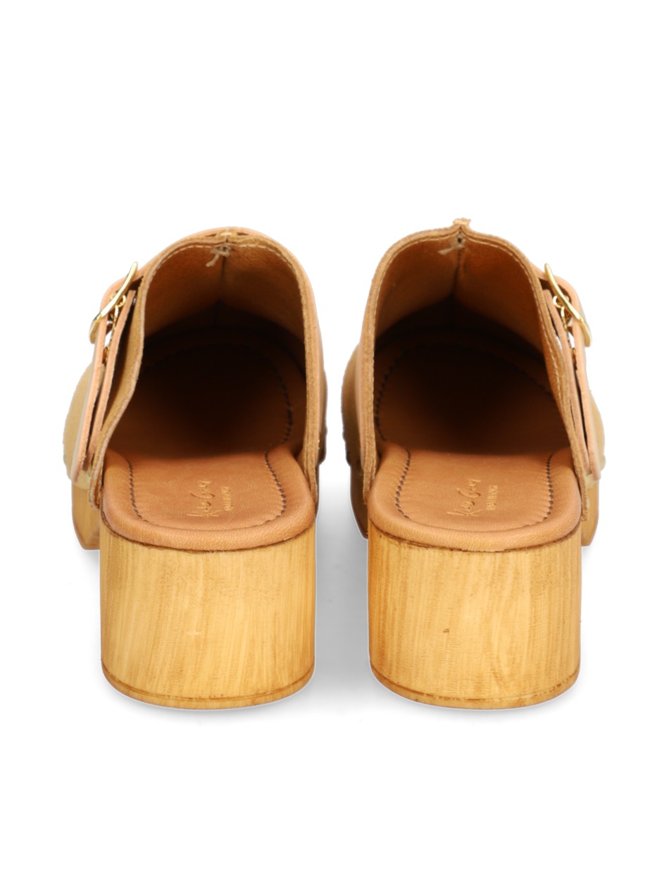 Veloursleder Pantoffel
