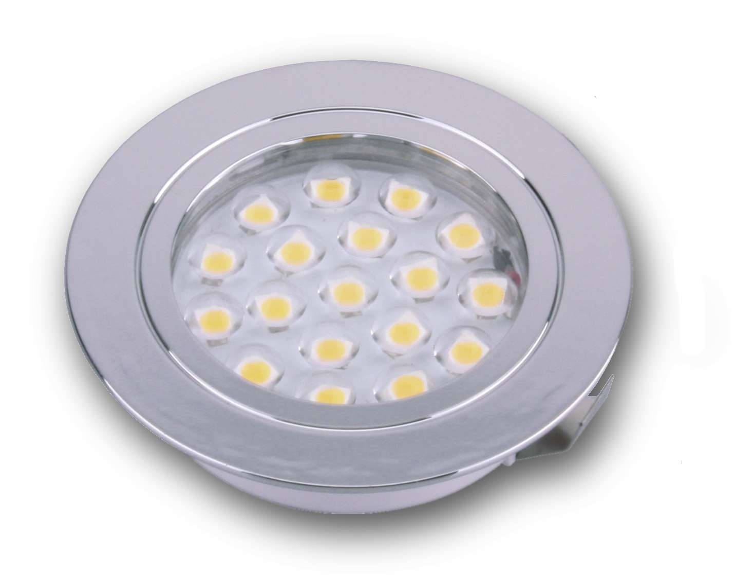 Dimatec Einbaustrahler LED 1,2 Watt  Chrom glänzend
